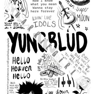 YUNGBLUD Print - Etsy