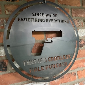 Second Amendment Sign | Funny | Metal Sign | Metal Art | Patriotic | Wall Art | Garage Sign | Man Cave Sign