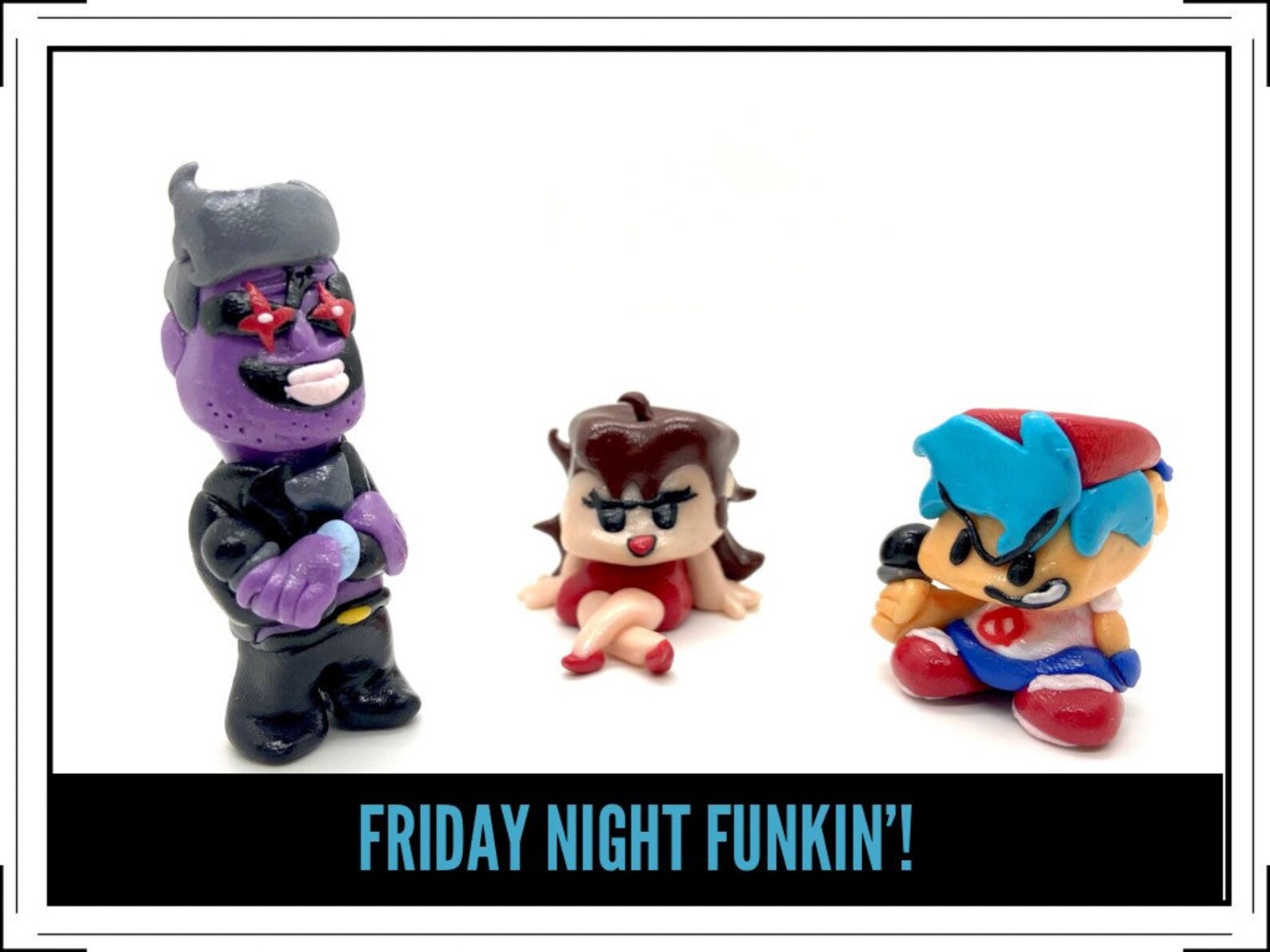 Custom Friday Night Funkin Figures FNF Boyfriend and Etsy