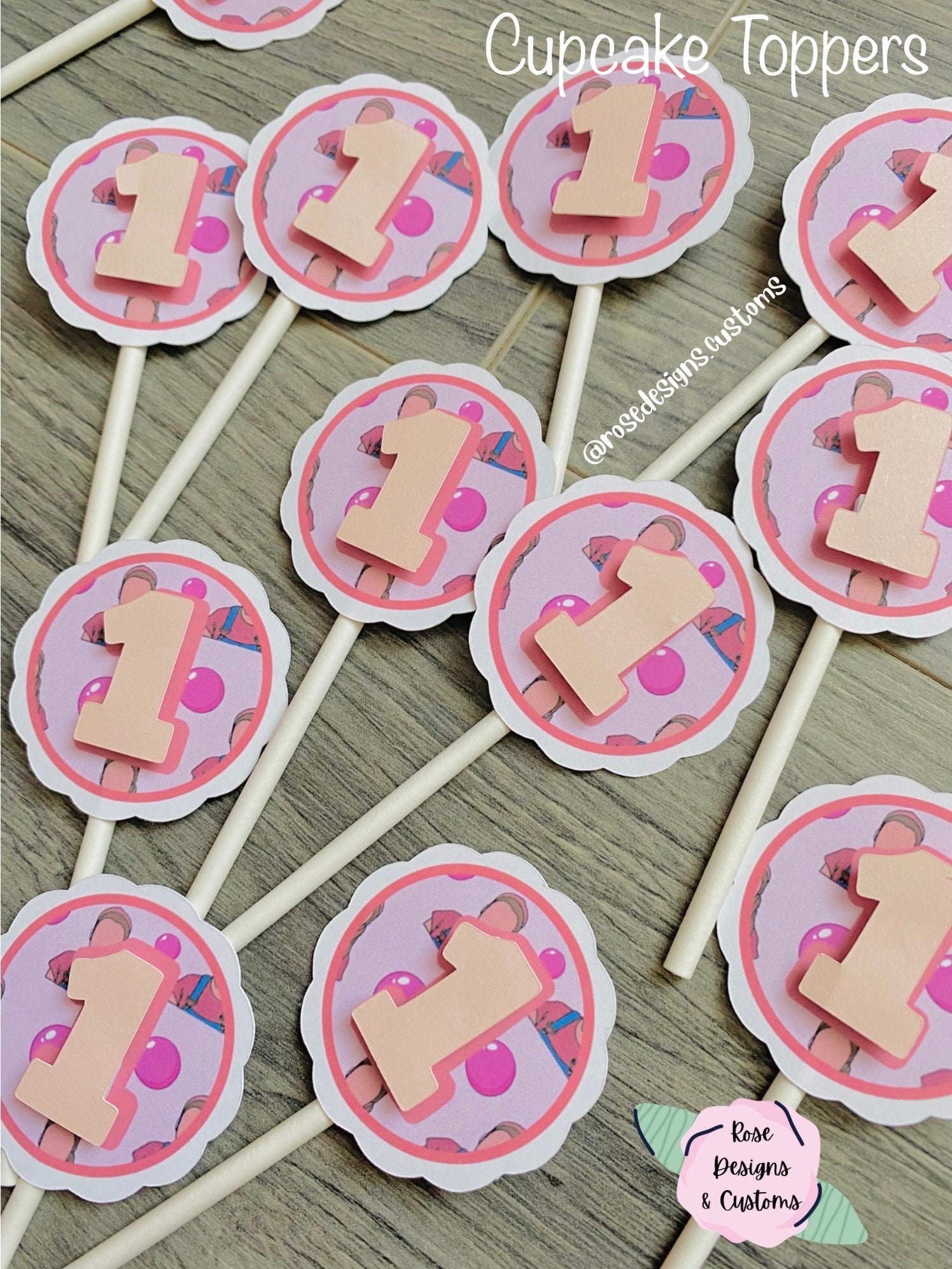 Ms. Rachel Birthday Theme Cupcake Toppers Ms. Rachel Birthday Party ...
