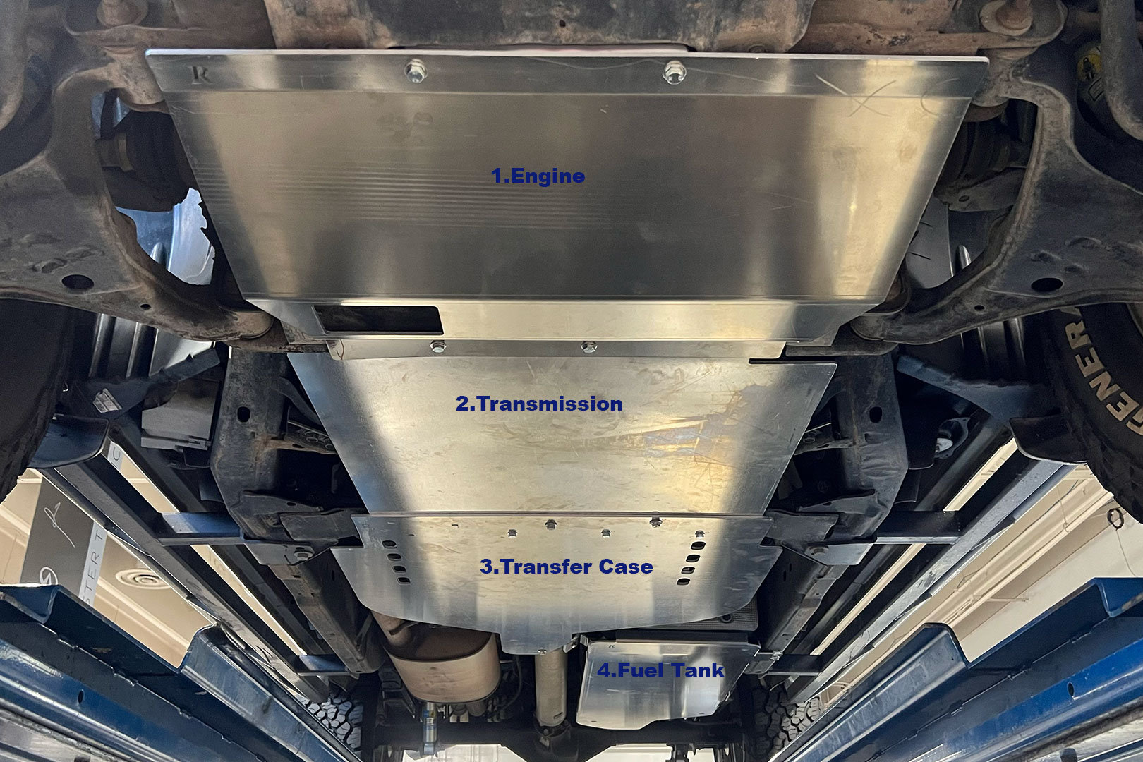 Nissan Frontier 2005-2024 skid plates - fuel tank, engine, transmission, transfer case
