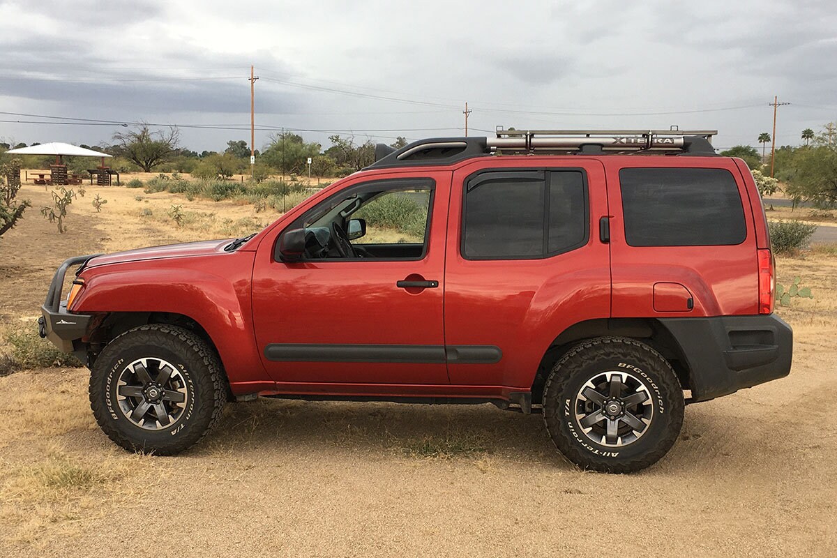 Nissan xterra online decals roof rack