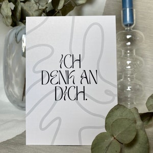 Postkarte "Ich denk an dich"