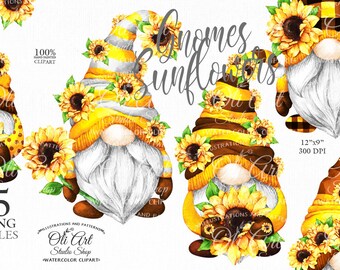 Download Sunflower Gnome Etsy