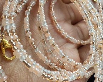 African Waist Beads in Tie-On and Clasp: Body Jewellery for Women