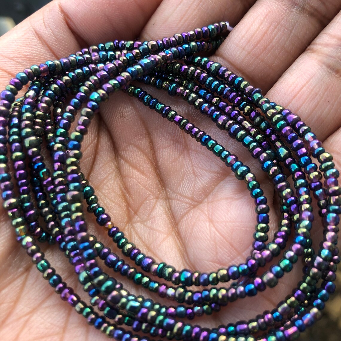 Metallic Waist Beads Tie on Waist Beads Waist Beads for Etsy UK