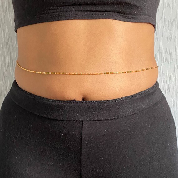Brown Waist Beads Tie On Waist Beads Belly Chain Beads For Weight Loss African Waist Beads Belly Beads