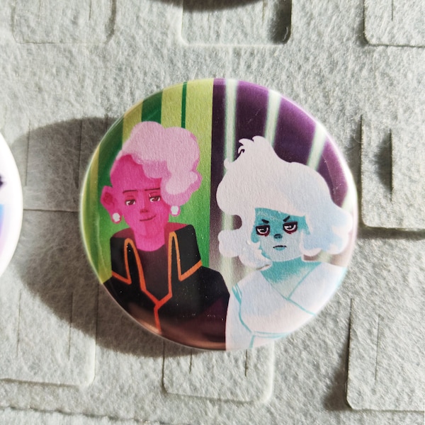 Lars and Sadie - Steven Universe Can Badge