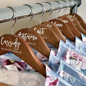 Personalized Wedding Hangers - Personalized Hangers for Bridesmaids, Mother of the Bride, and Groom's Mother