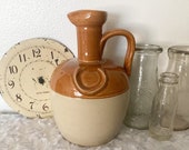 Vintage Donald Fisher Ye Monks Whisky Edinburgh, Pottery Decanter, Stoneware Jug, Bottle