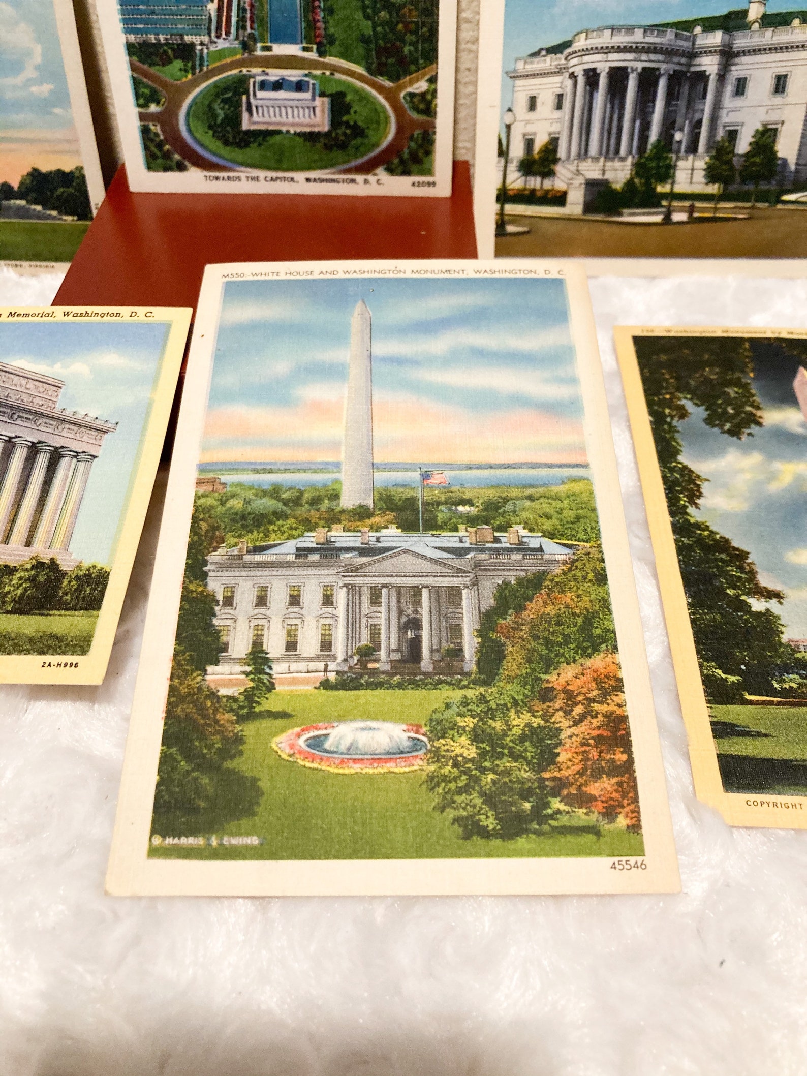 Vintage USA Postcards Washington DC Lot of 7 Etsy