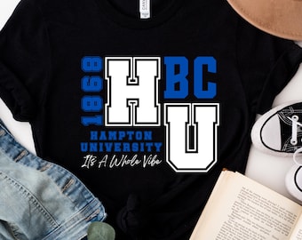 Hampton University T-Shirt: HBCU Apparel, 1868 Shirt