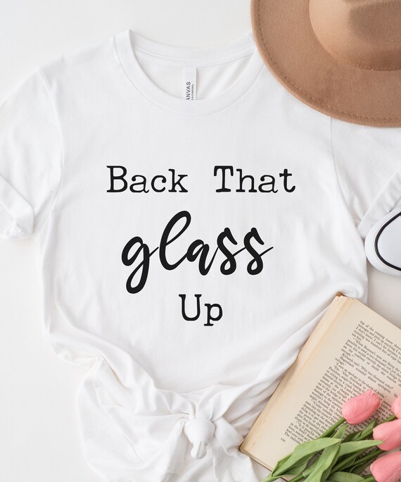 Soutenez ce t-shirt en verre, vêtements pour amateurs de vin