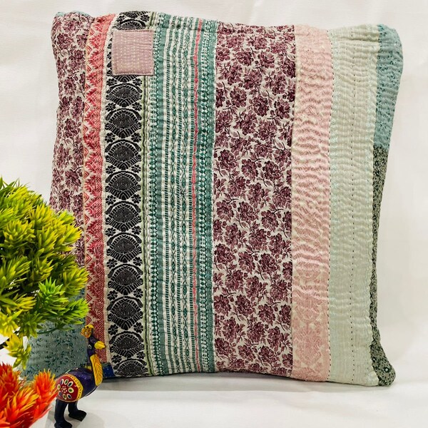 Kantha Pillow 50x50cm 27