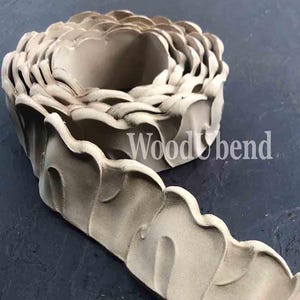 WoodUbend Scalloped Edge Trim – Flexible Molding, DIY Furniture Appliqué