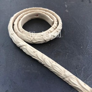 Leaf & Berry WoodUbend Trim | Flexible Molding, Home DIY (Pack of 2)