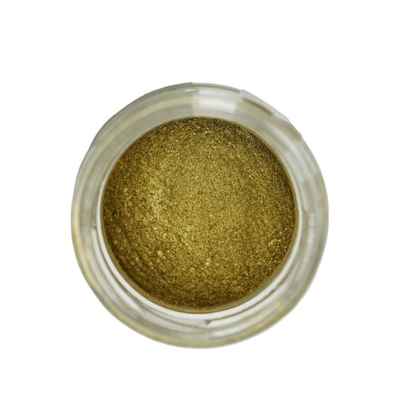 Byzantine Gold Posh Chalk Pigment Powder Luxurious Finish for Art, Crafts, Furniture, Mixed-Media and all other DIY Products 1 oz. container