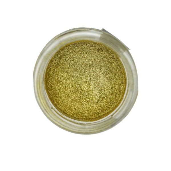Lemon Gold Posh Chalk Pigment Powder Luxurious Finish for Art, Crafts, Furniture, Mixed-Media and all other DIY Products 1 oz. Container