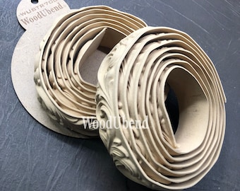 Molduras de madera flexibles, molduras WoodUBend flexibles, decoración de muebles DIY (paquete de 2)
