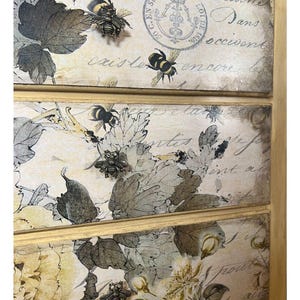 Sepia Blossom - Roycycled Treasures Decoupage Paper- High quality unique papers for crafting, furniture, and other DIY projects.