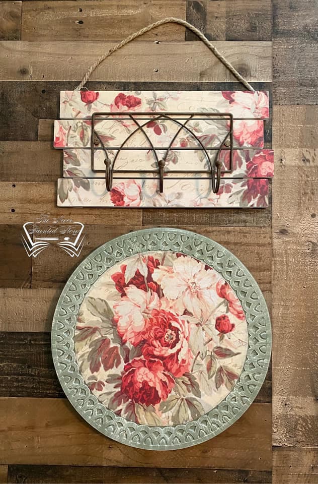 Vintage Wallpaper Roycycled Treasures Decoupage Paper Etsy