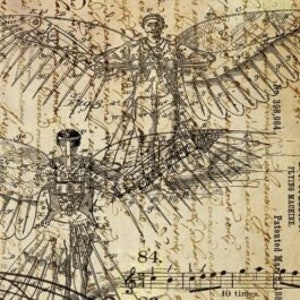 May include: A vintage illustration of a flying machine, with the text "FLYING MACHINE" and "Patented Mar 1889" visible. The patent number "398,984" is also included.