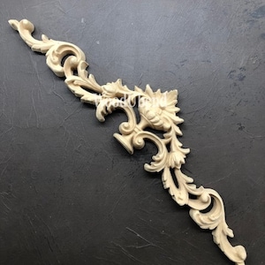 WoodUBend Large Pediment WUB1260 - Moulding - Appliques - Heat bendable wood for home interior, furniture, crafting and DIY projects.