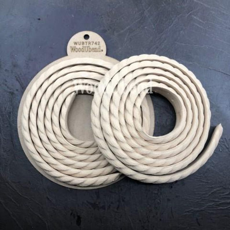 Textured Rope Trim | Heat Bendable Molding, Home Decor (pack of 2) - Etsy