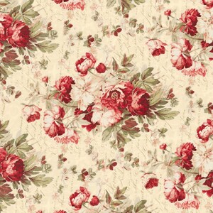 Vintage wallpaper with roses