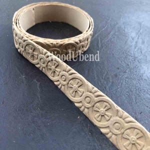 Celtic Cross Bendable Wood Trim – Flexible Furniture Appliqué (Pack of Two)