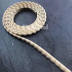 Pack of 2-Bendable Wood for home interior, furniture & other craft projects. WoodUBend Moldings Trim for DIY, Modern Bead Trim