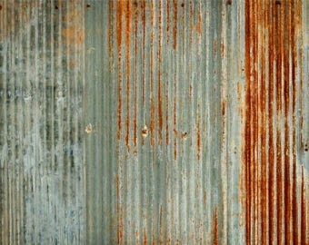 Corrugated Metal Decoupage Paper for Crafts Furniture scrapbooks Junk Journals Mixed Media DIY projects Roycycled Treasures Decoupage Paper