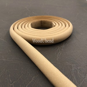 Pk of 2 Plain Semi Circle trims for home interior, furniture, DIY, crafting and  wood working projects.  These are heat bendable moldings.