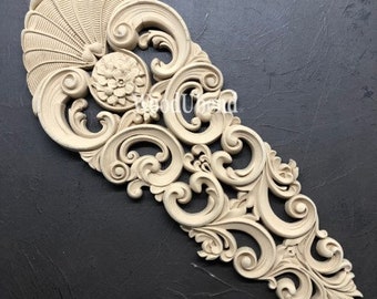 Centro de mesa floral WoodUBend - Aplique de madera flexible WUB1268