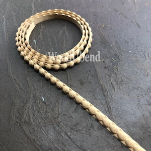 WoodUBend Moldings Trim for DIY, small beads moldings. Pack of 2-Bendable Wood for home interior, furniture & other craft projects.