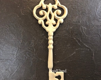 Aplique de llave WoodUbend grande – Material de artesanía de madera flexible