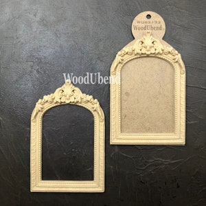 WoodUBend Bendable Frame Moulding, Furniture Applique, DIY Decor (Set of 2)