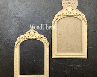 WoodUBend Bendable Frame Moulding, Furniture Applique, DIY Decor (Set of 2)