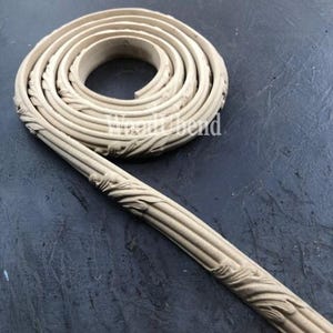 WoodUBend Acanthus Leaf Fluting Trim, Bendable Moulding (2 Rolls)