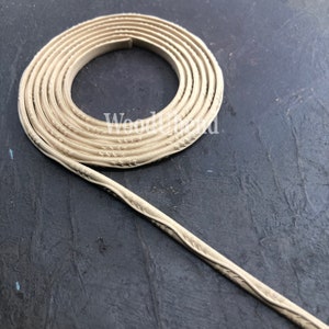 Paquete de 2 molduras de madera flexibles para interiores, muebles y otros proyectos de manualidades. Molduras WoodUBend para bricolaje, tallos y hojas.