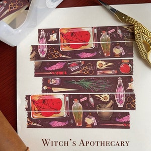 Witch's Apothecary Washi Tape (15mm X 10m)