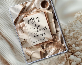 Just a Girl Who Loves Books Insert: Bookish eReader Decor