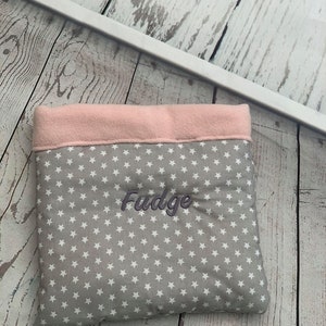 Guinea Pig Fleece Snuggle Sack Sleeping Bag Personalised