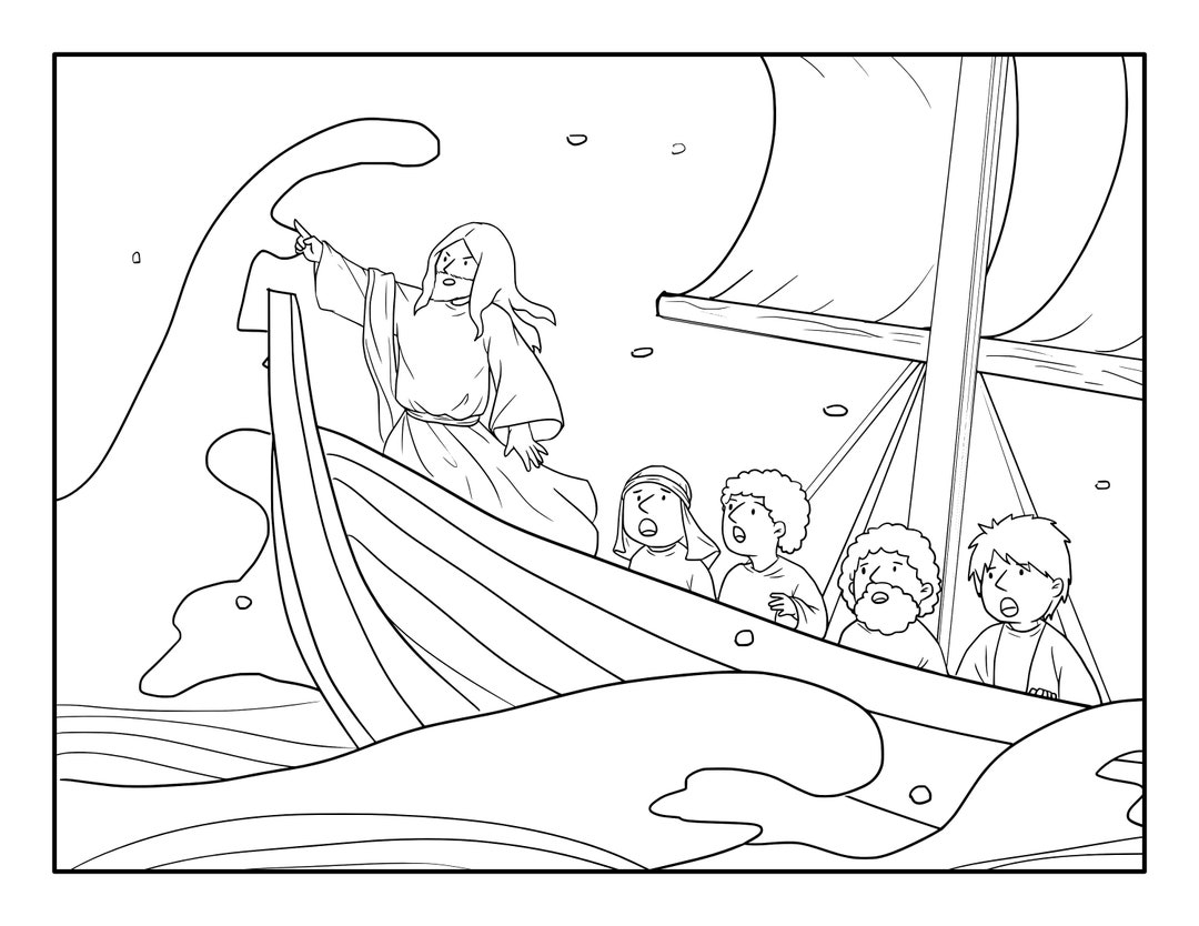 Jesus and His Family Coloring Pages for Kids 101pages in One Pdf Bundle ...
