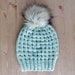 The Waffle Hat Knitting Pattern - Etsy