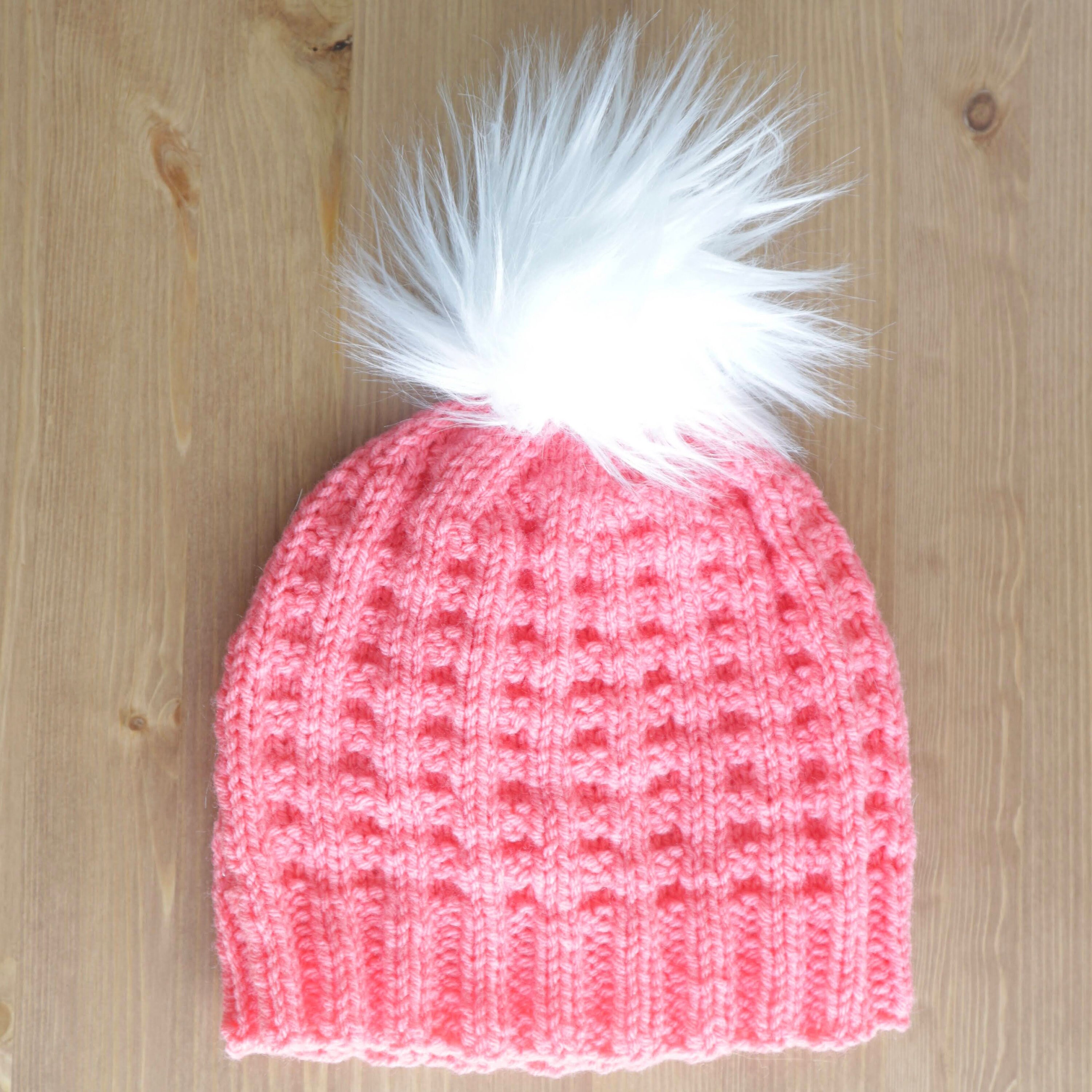 The Waffle Hat Knitting Pattern - Etsy