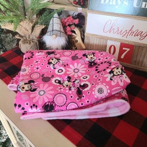 Mini Mouse Fleece Blanket, Minnie Mouse, fleece blanket