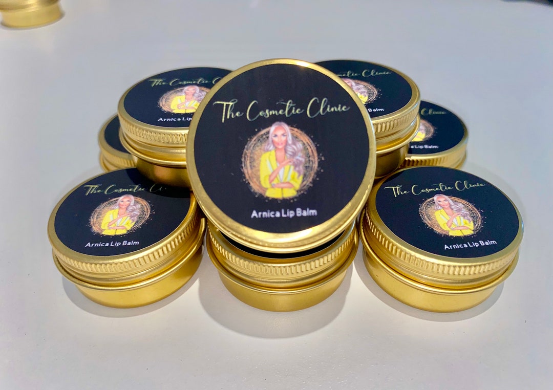 100 Personalised Arnica Lip Balm Coconut & Arnica Lip Filler Etsy