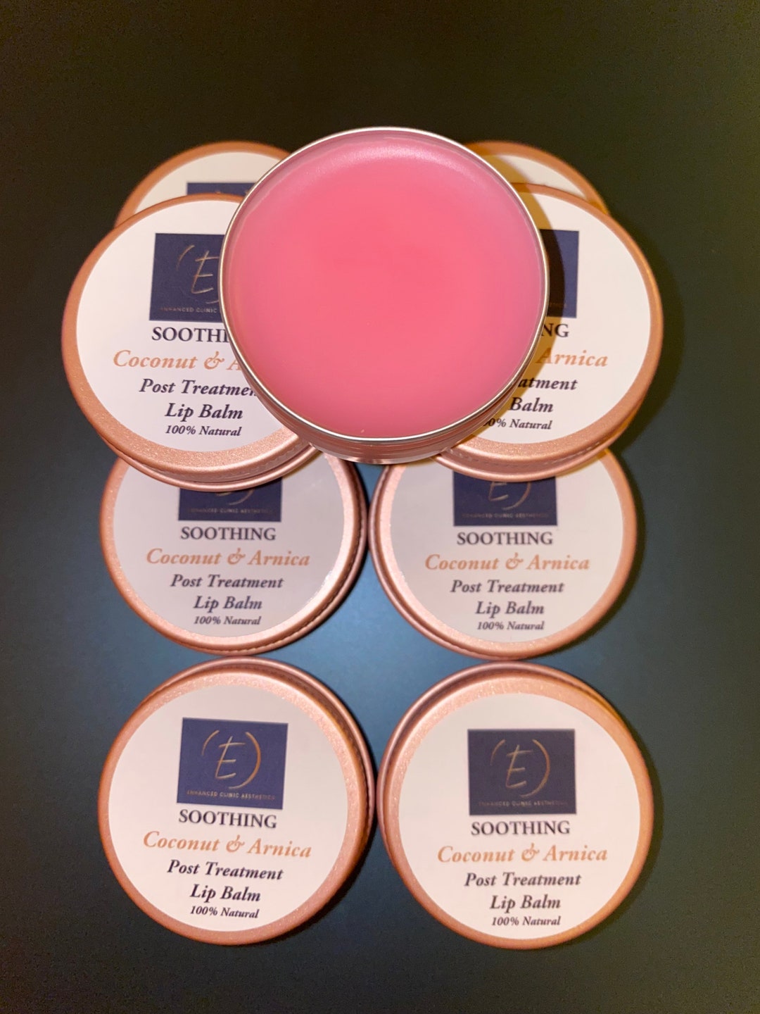 25 Personalised Arnica Lip Balm gold Black White Pink or Etsy