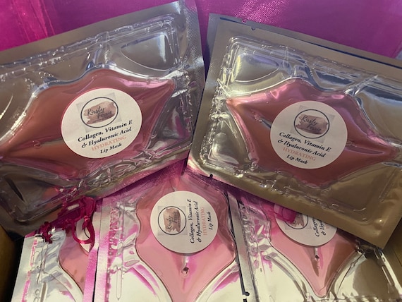 20 Personalized Collagen Lip Masks – Hydrating Hyaluronic Acid Treatment
